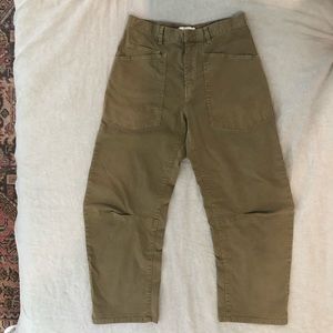 Nili Lotan Shon Pant size 0 in a gorgeous olive green color